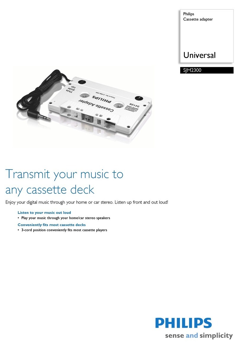 Philips SJM2300/10 User manual Philips SJM2300/10 User manual