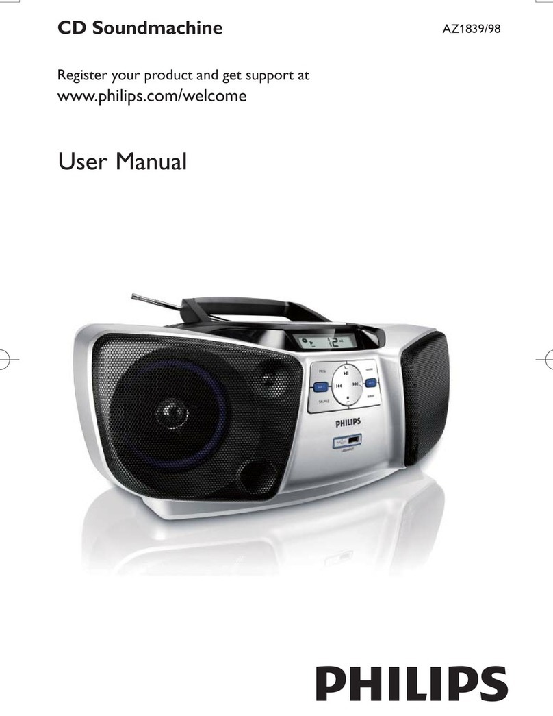 Philips AZ1839/98 User manual Philips AZ1839/98 User manual