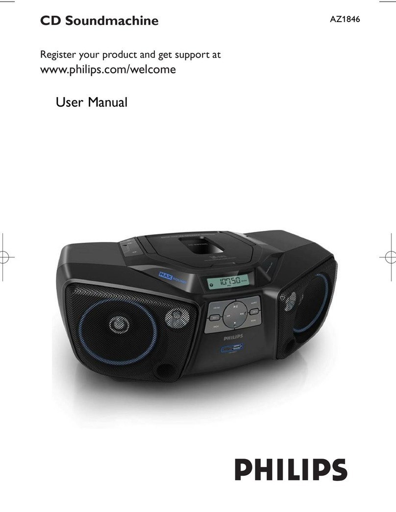 Philips AZ1846 user manual