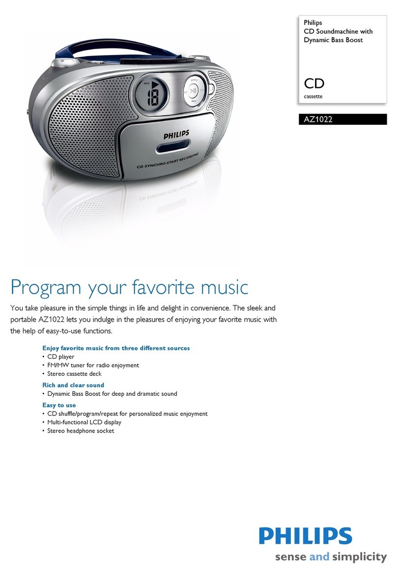 Philips AZ1022 User manual