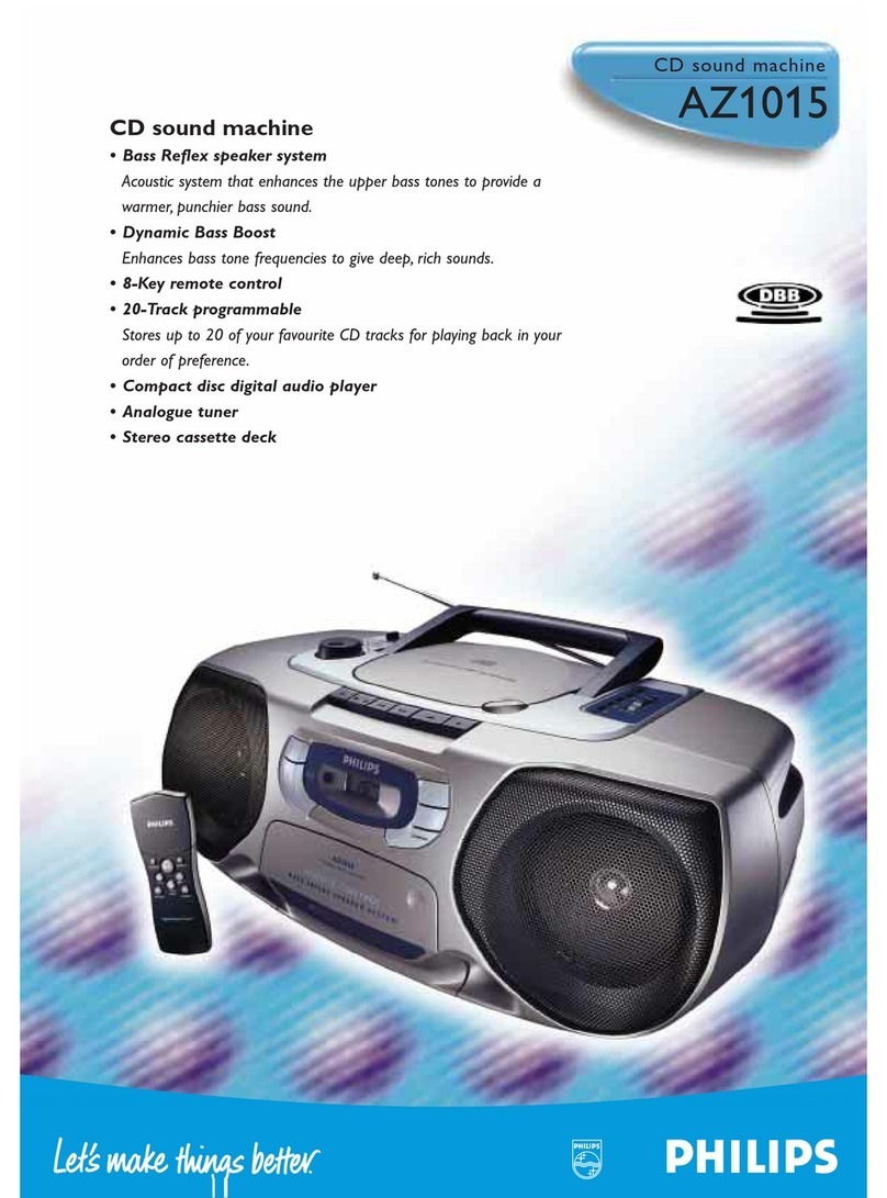 Philips AZ1015 Specifications