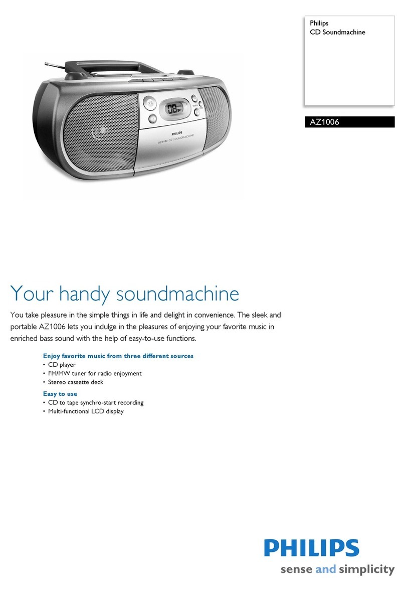 Philips AZ1006/01 User manual