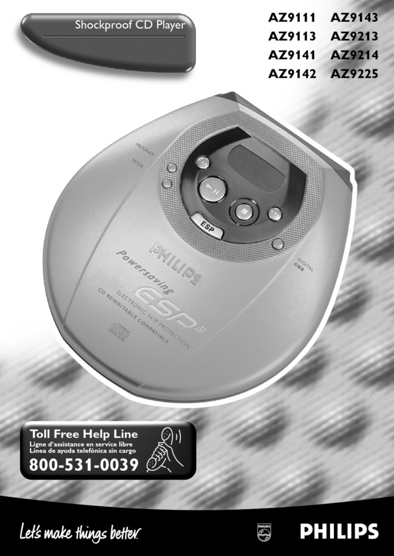 Philips AZ9141 User manual