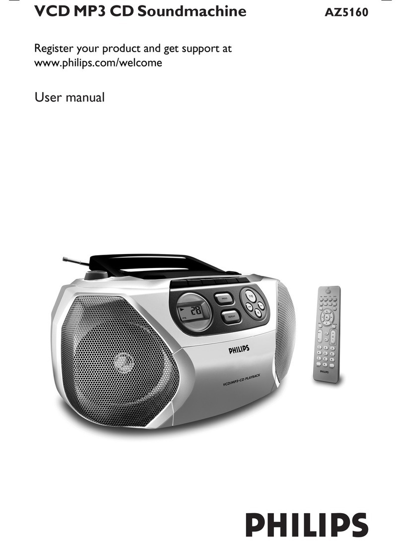 Philips AZ5160 User manual