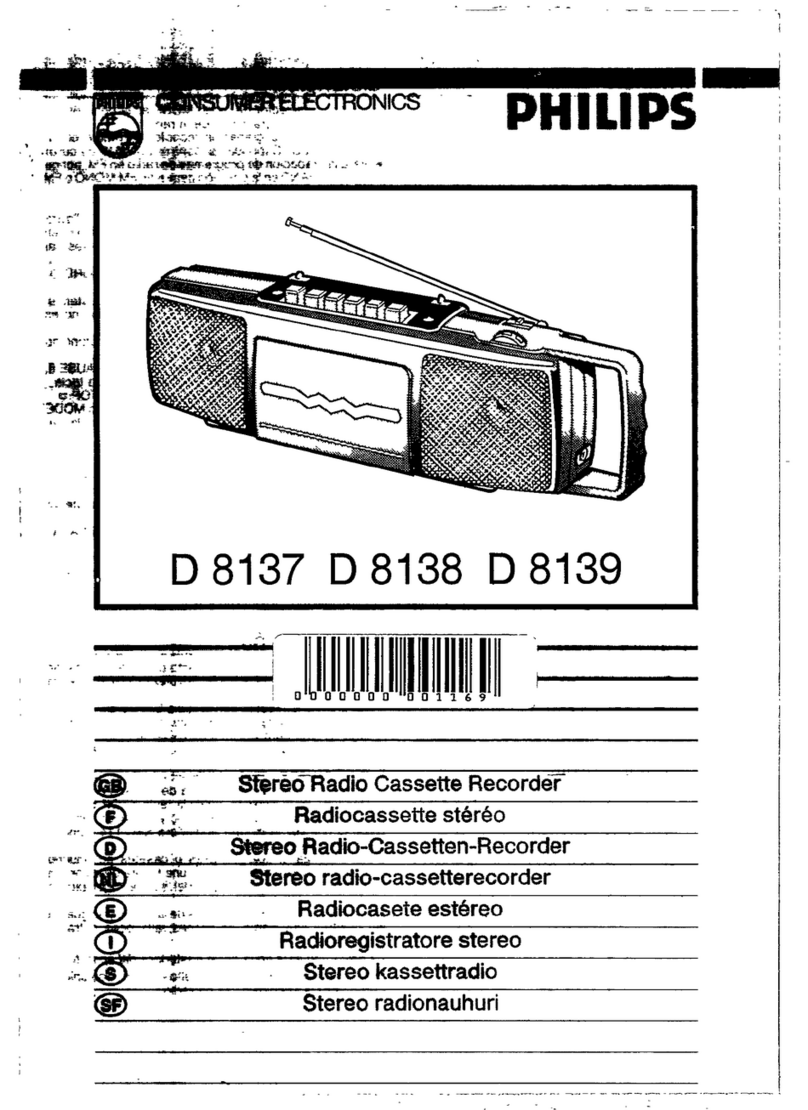 Philips D 8137 User manual