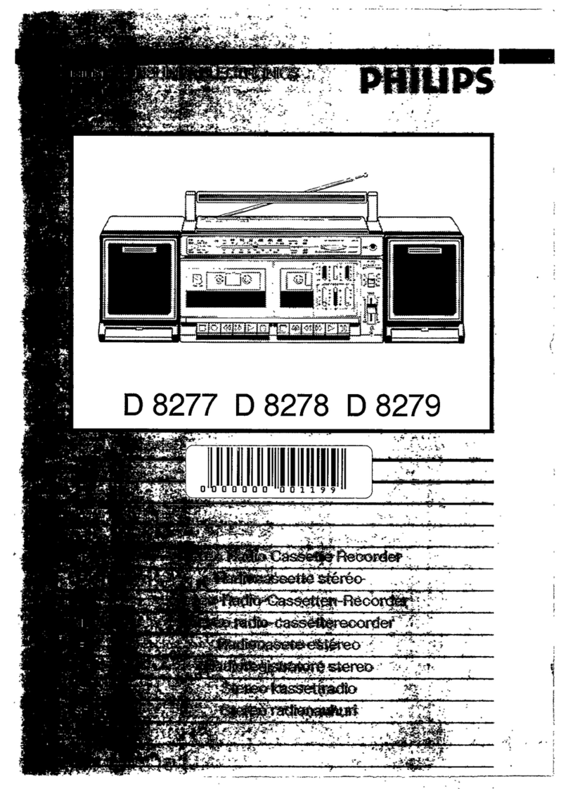 Philips D 8278 user manual