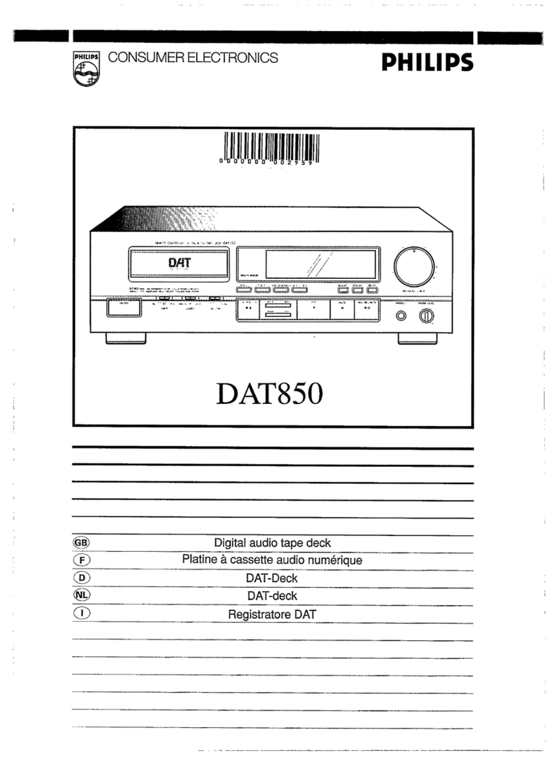 Philips DAT850 user manual