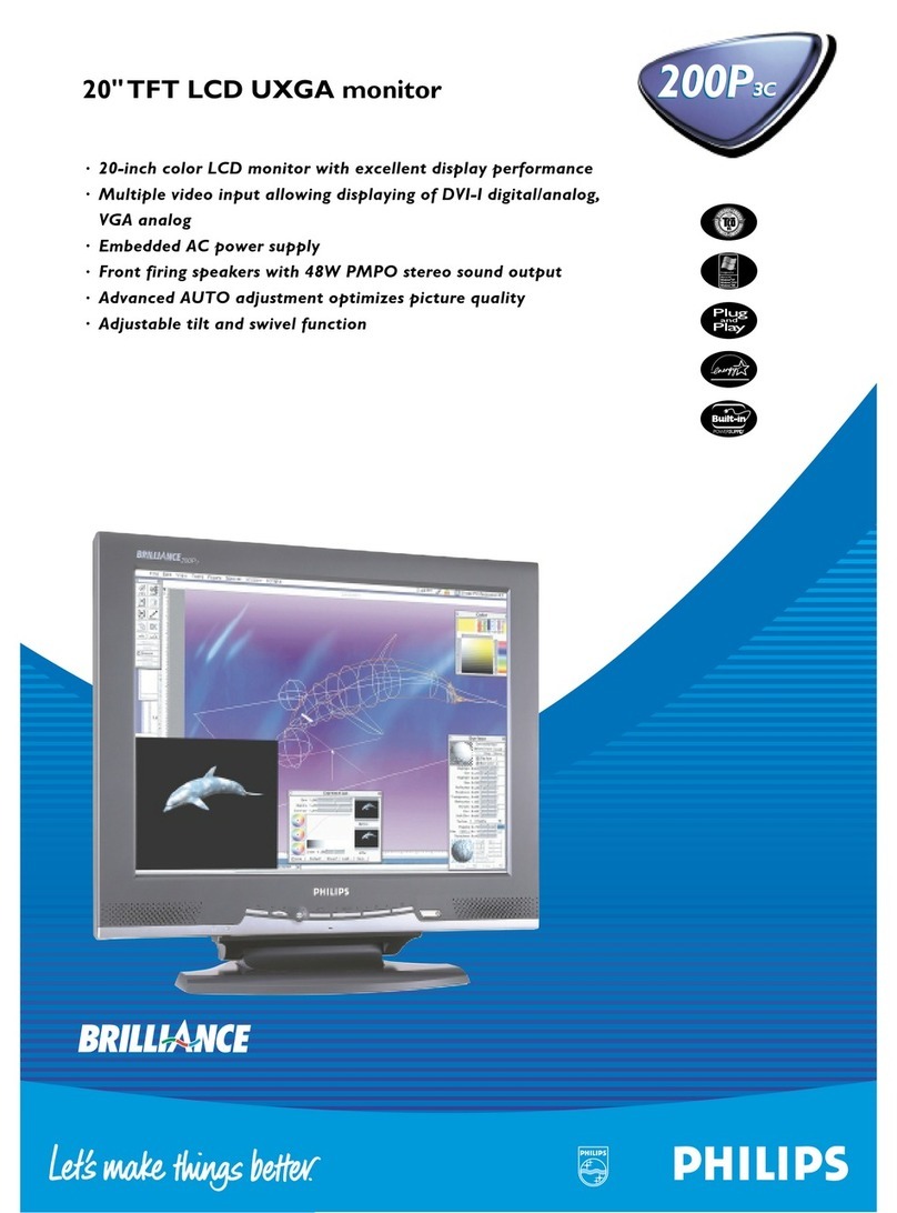 Philips 200P3C User manual