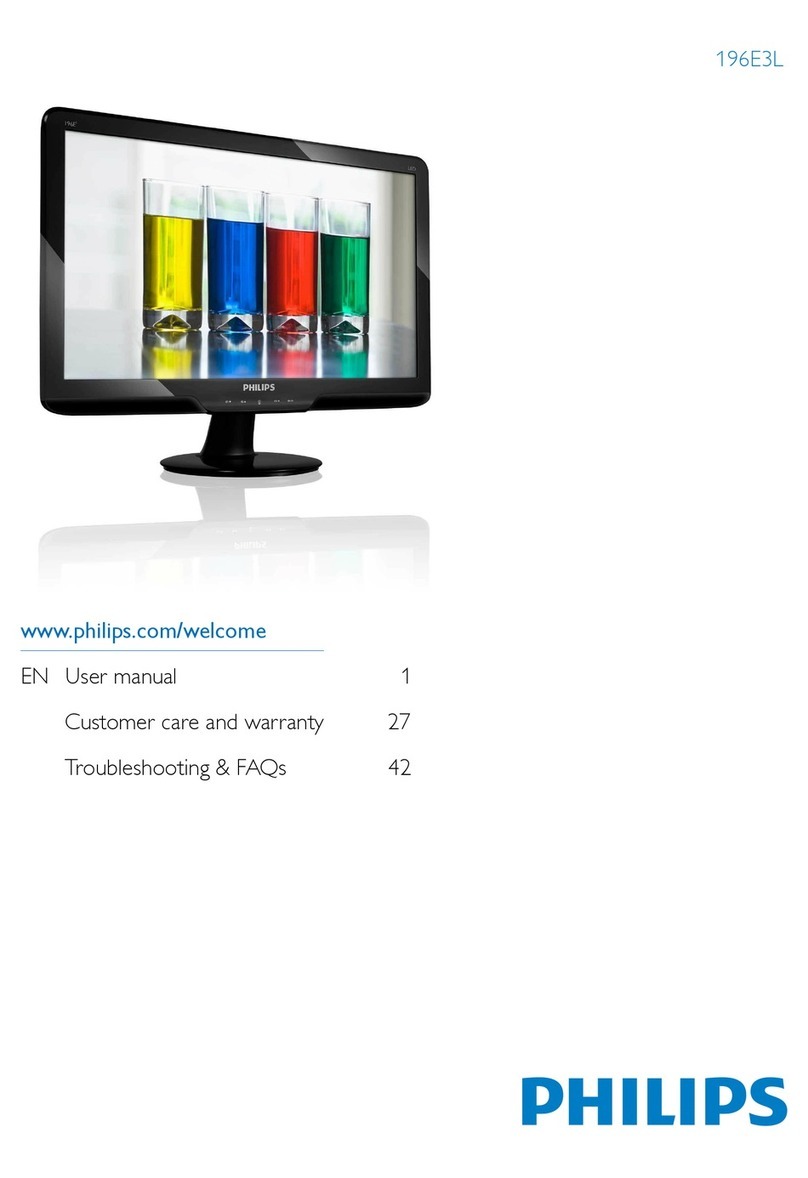 Philips 196E3L User manual