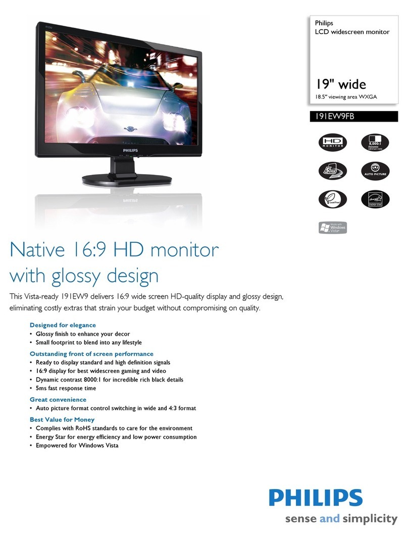 Philips 191EW9FB User manual Philips 191EW9FB User manual