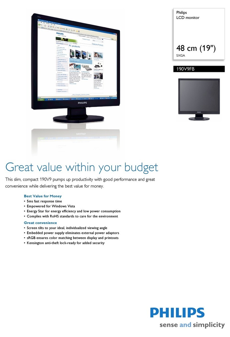Philips 190V9FB User manual