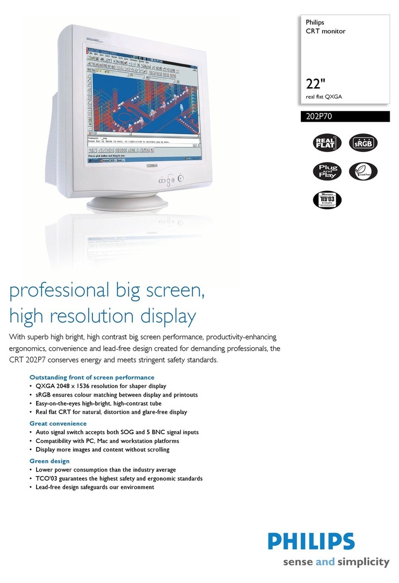 Philips 202P70 User manual