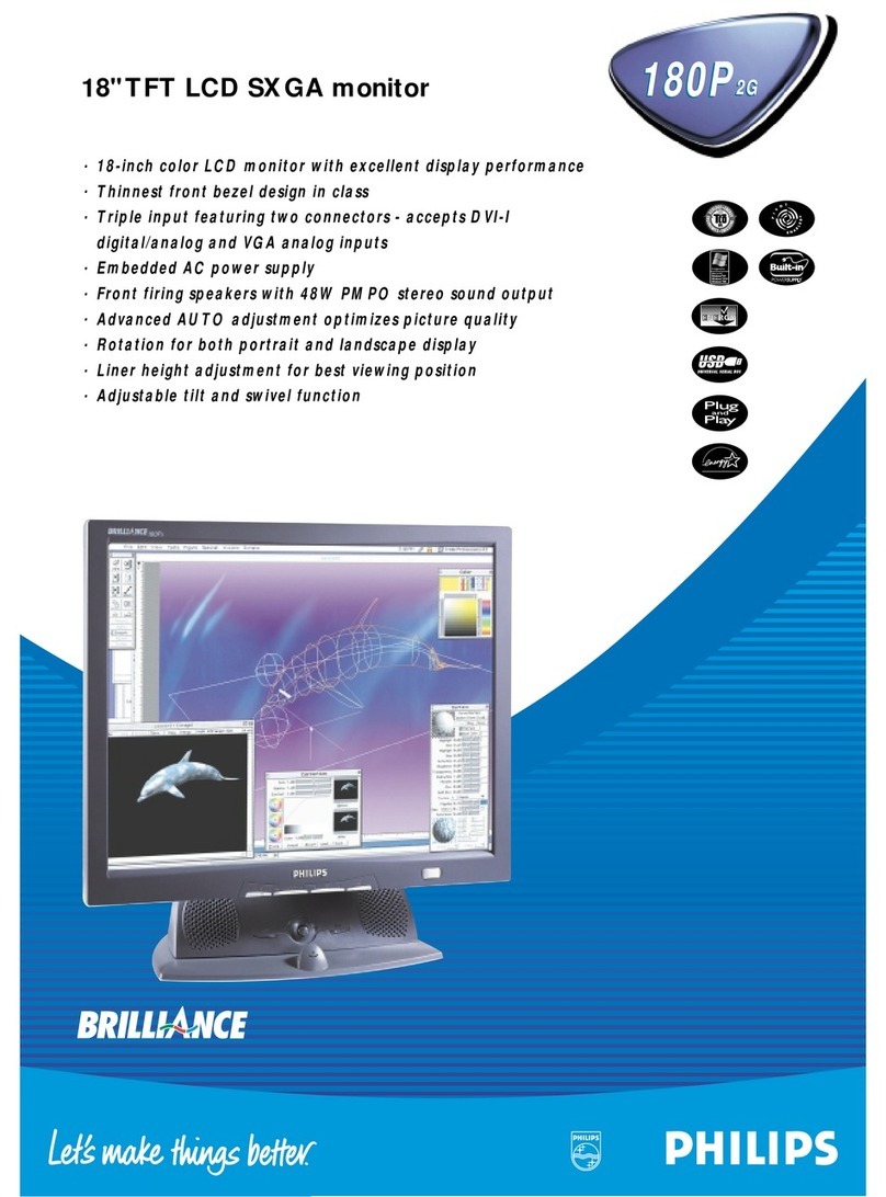 Philips 180P2G7499 User manual
