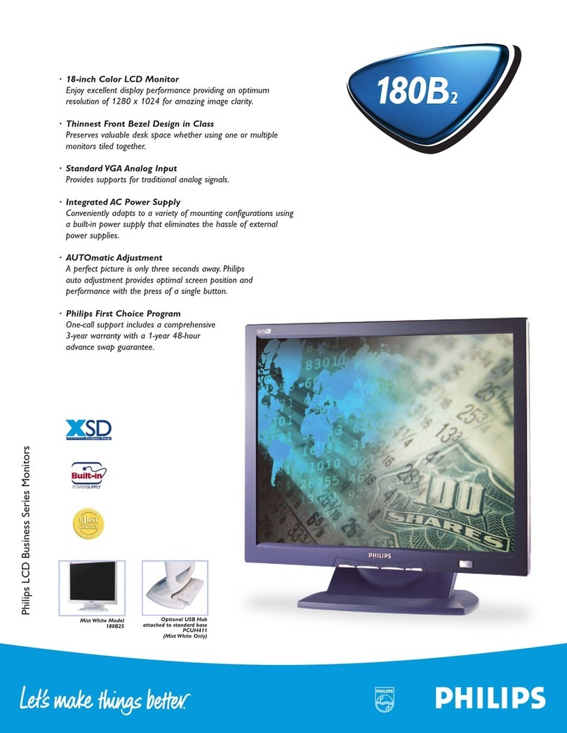 Philips 180B2S74 User manual