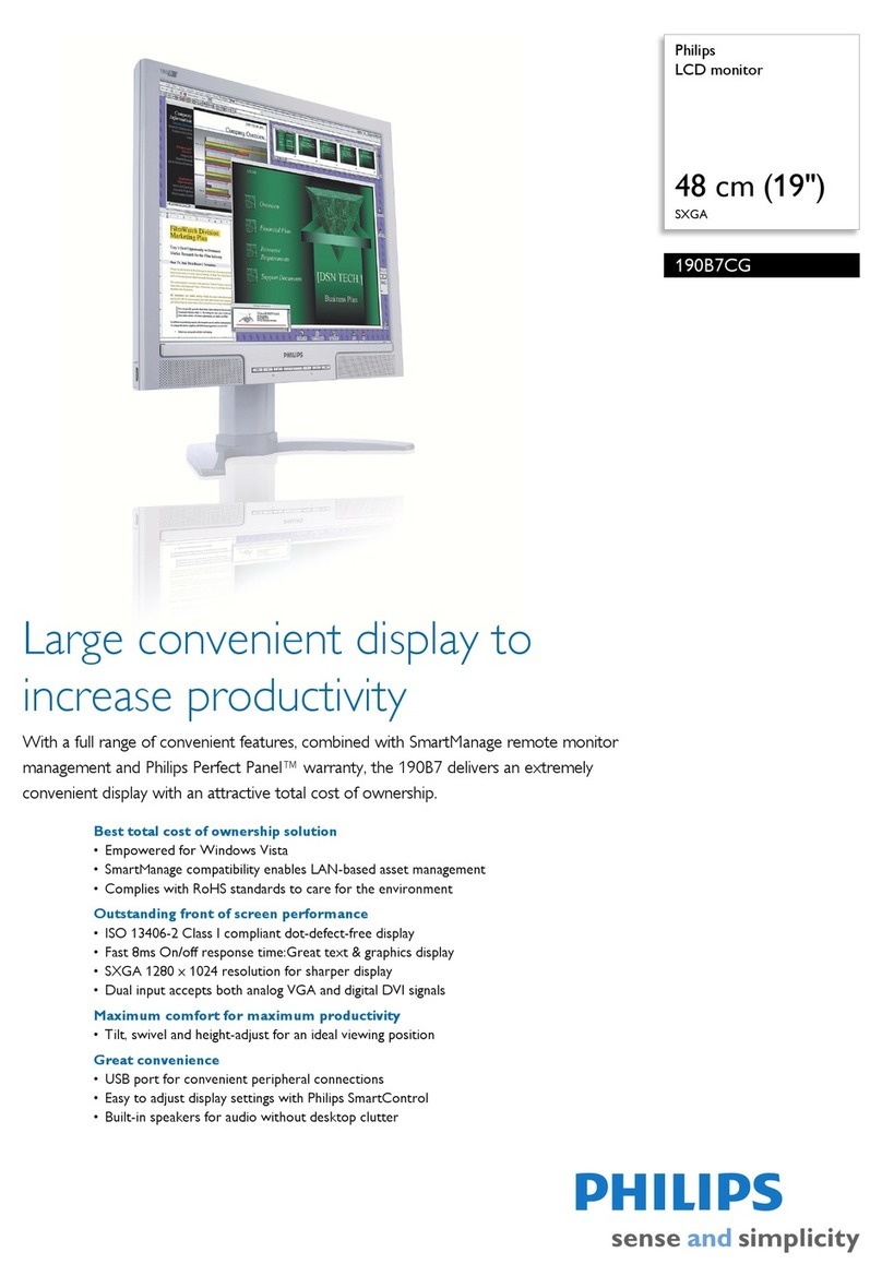 Philips 190B7CG User manual