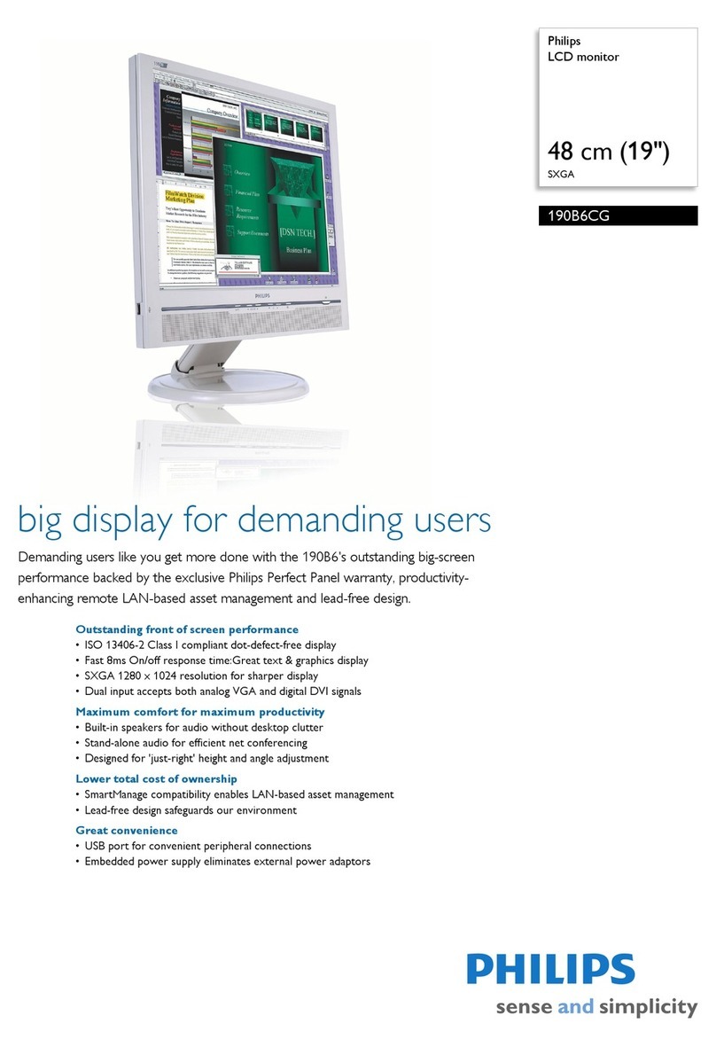 Philips 190B6CG User manual