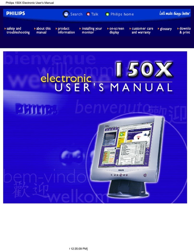 Philips Brilliance 150X User manual