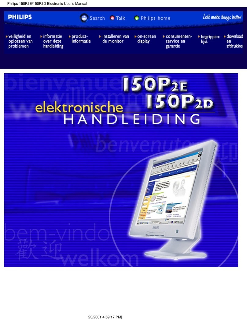 Philips 150P2D User manual