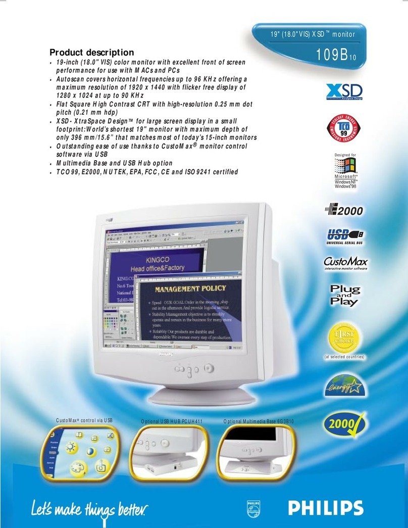 Philips 109B10 User manual