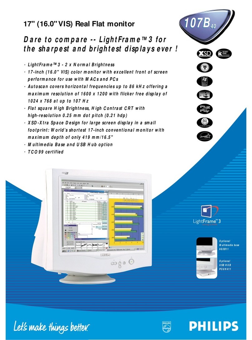 Philips 107B40 User manual
