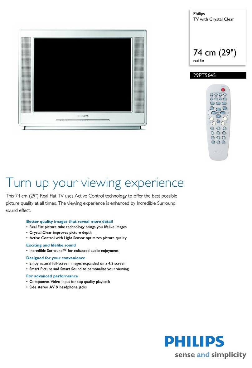Philips 29PT5645 User manual