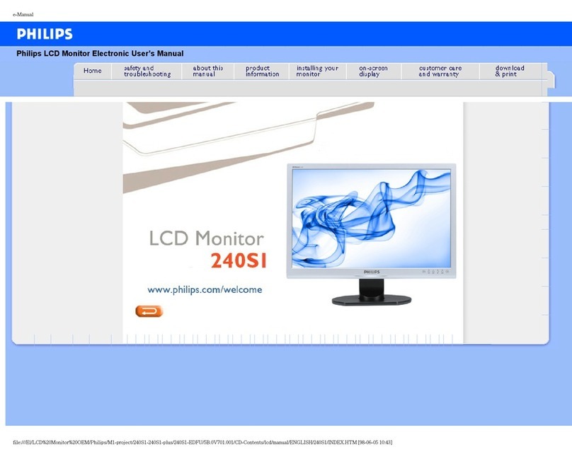 Philips 240S1 User manual