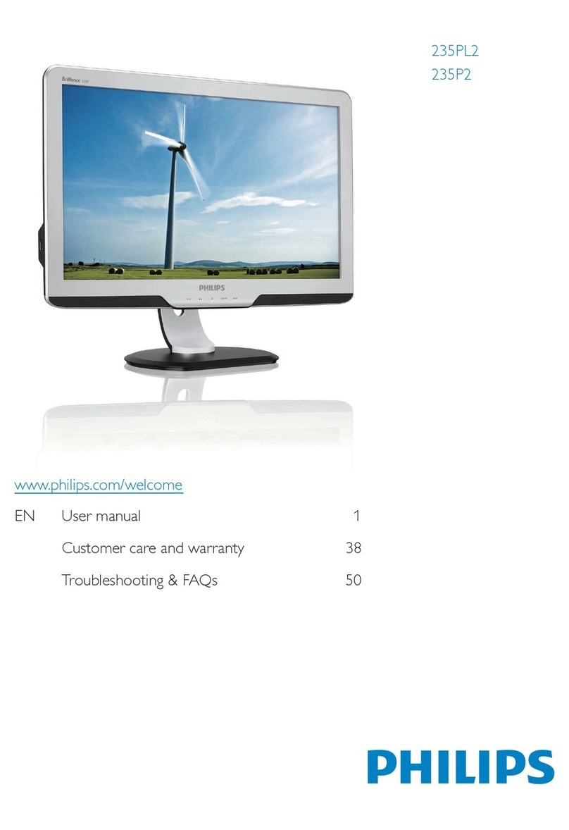 Philips 235P2 User manual