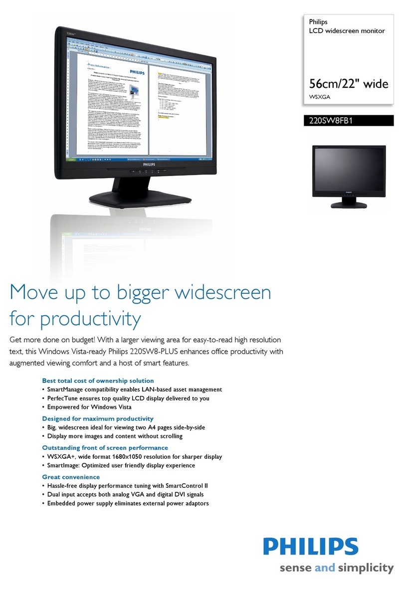 Philips 220SW8FB1 User manual