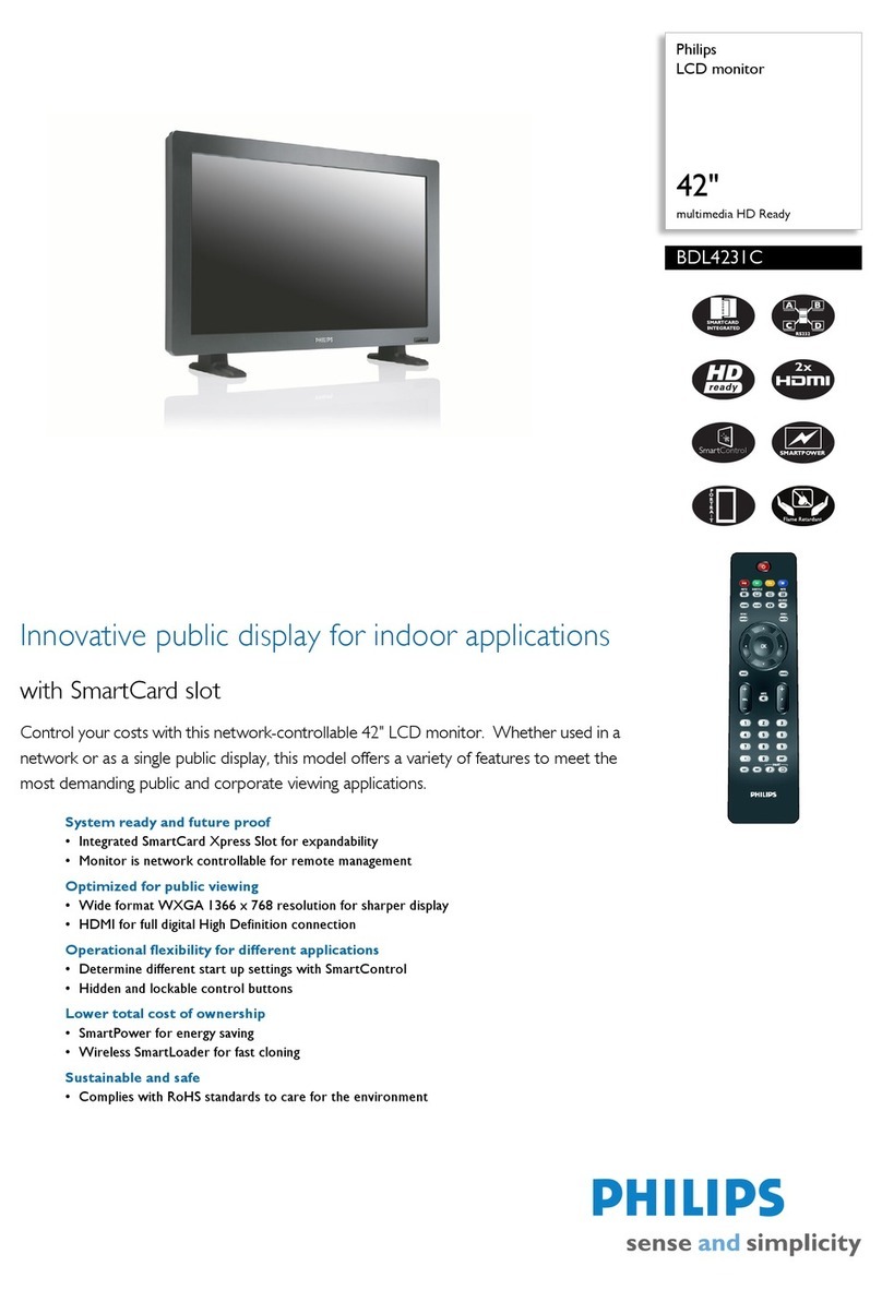Philips BDL4231C User manual