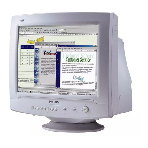 Philips 105E User manual