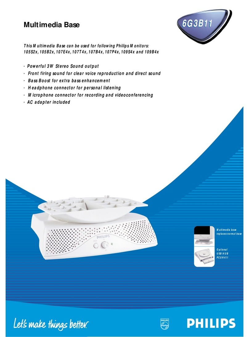 Philips 109B4x User manual