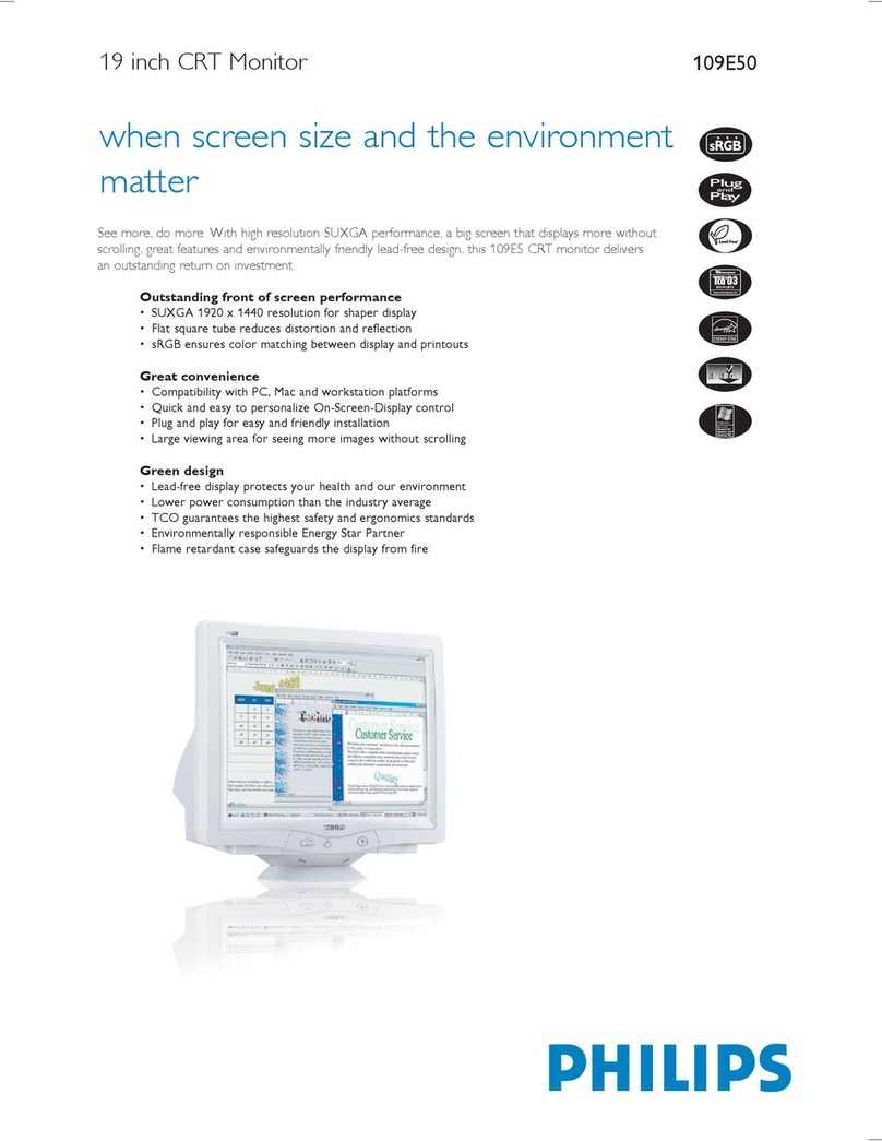 Philips 109E50 User manual