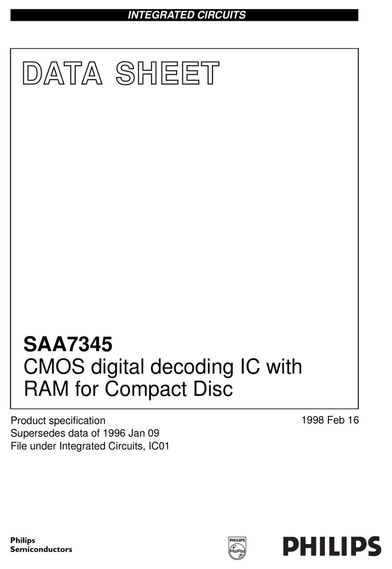 Philips SAA7345 User manual Philips SAA7345 User manual