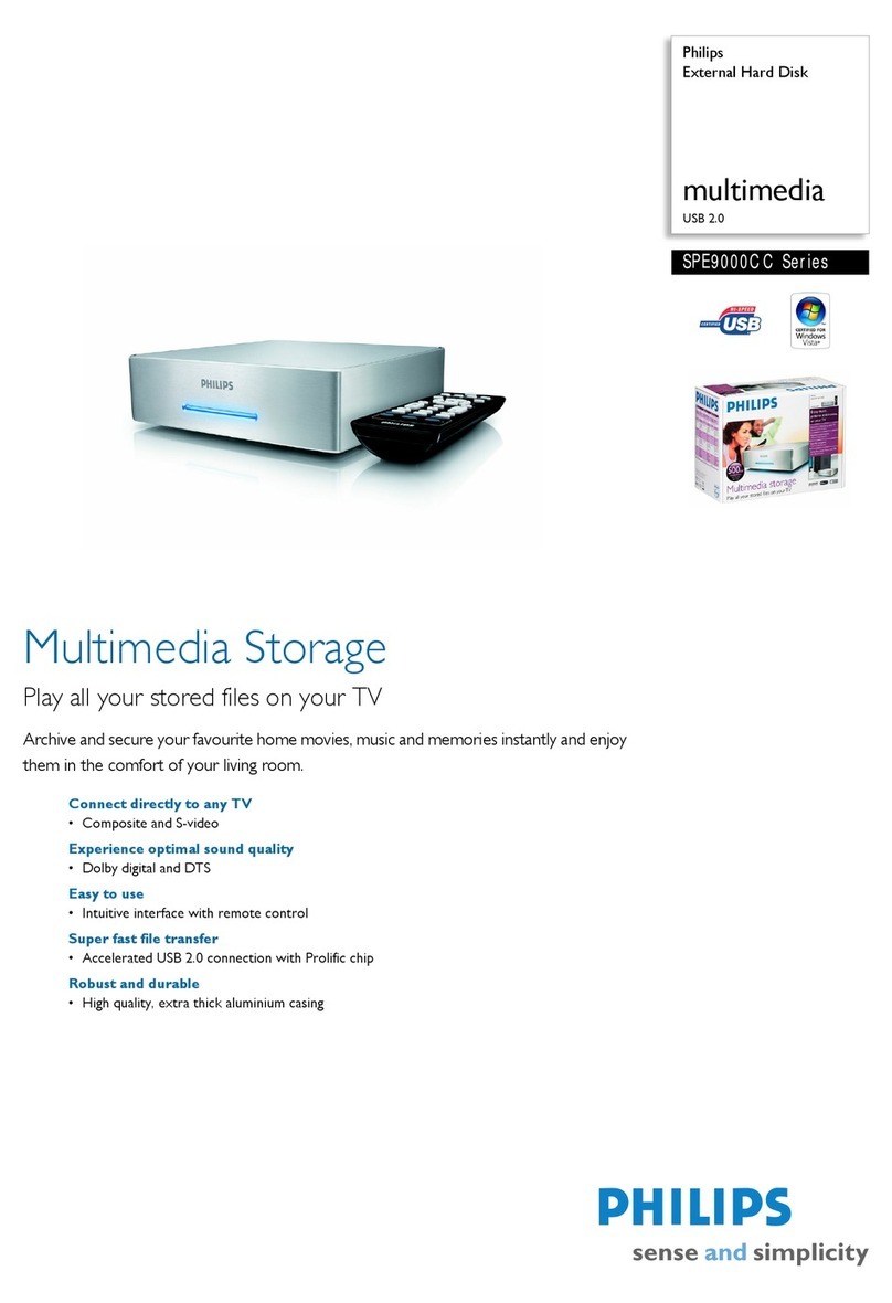 Philips SPE9000CC Series Specifications