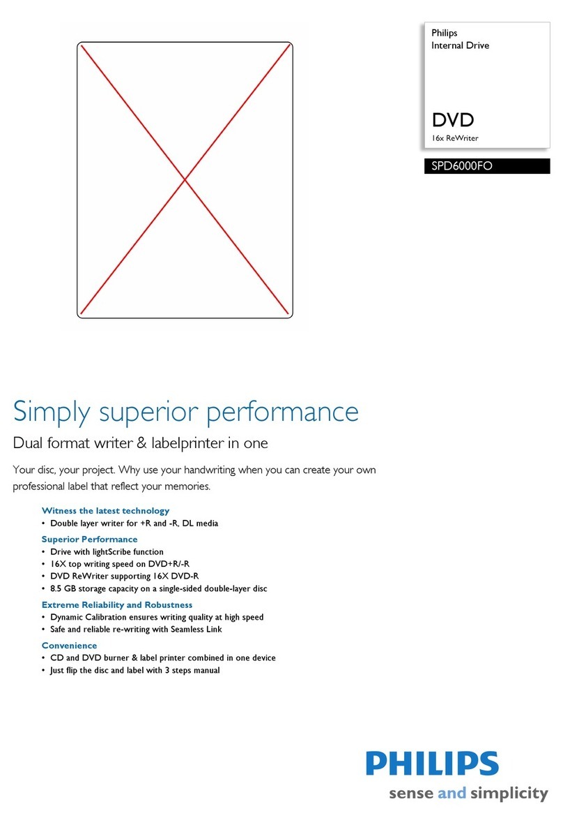 Philips SPD6000FO/00 Specifications