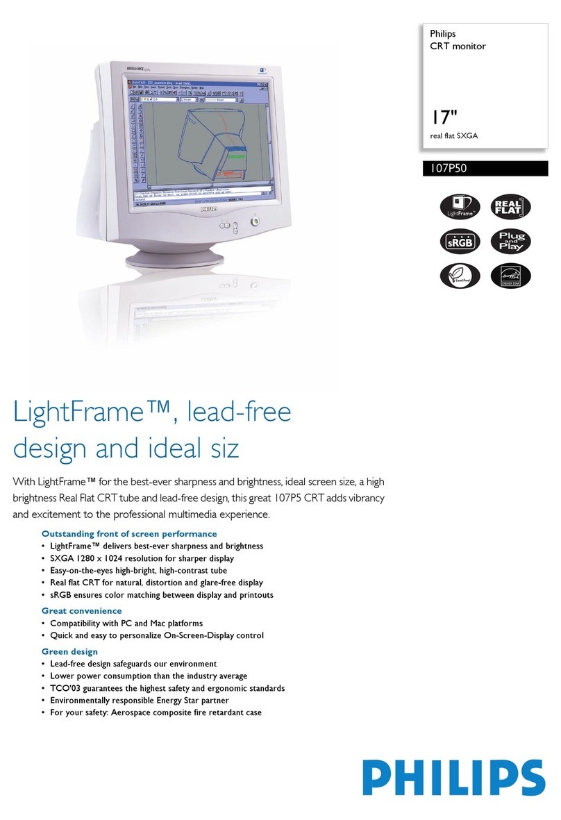 Philips 107P50 User manual