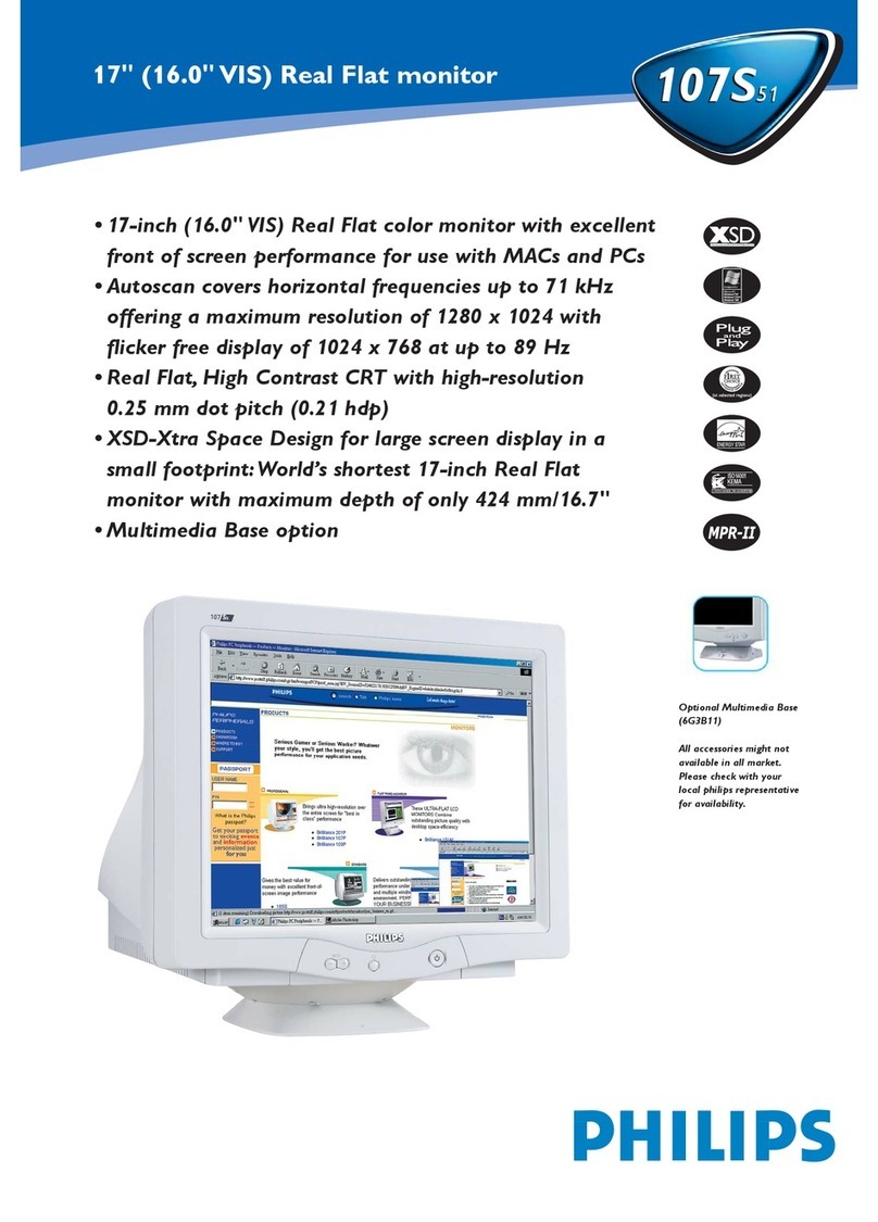 Philips 107S51 User manual