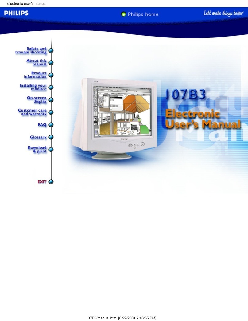 Philips 107B3 User manual