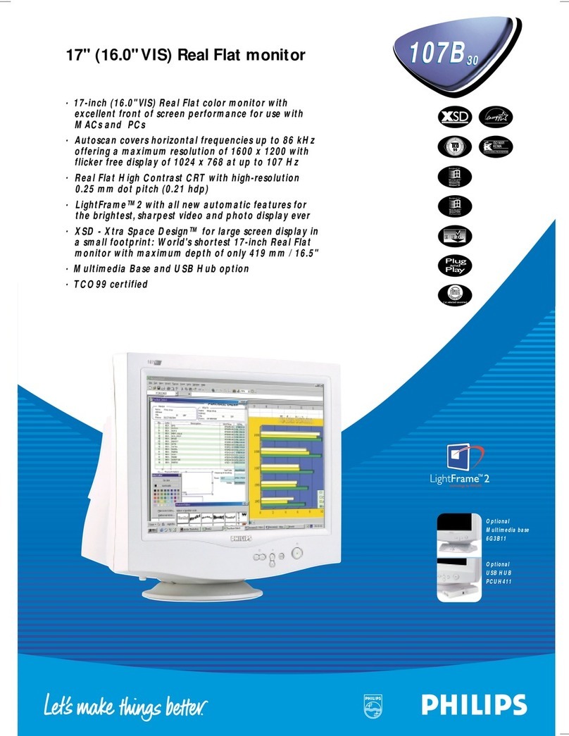 Philips 107B30 User manual
