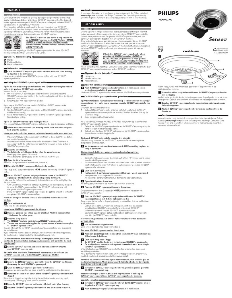 Philips HD7003 owner's manual
