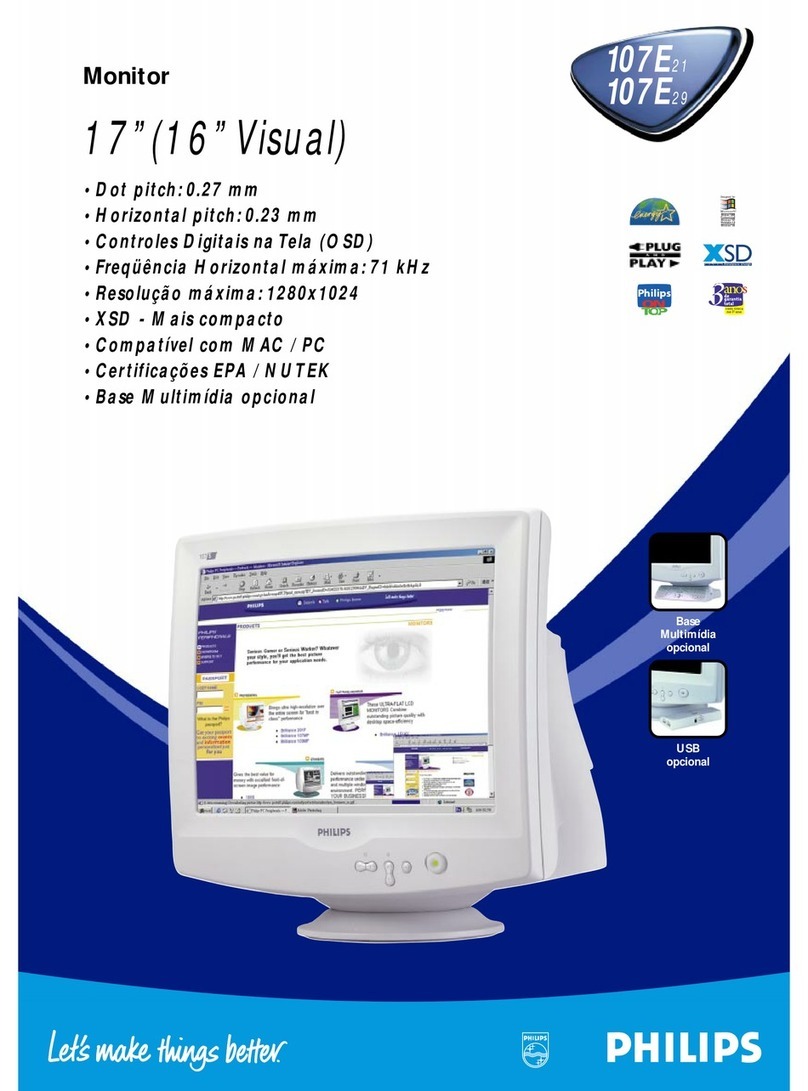 Philips 107E21 User manual