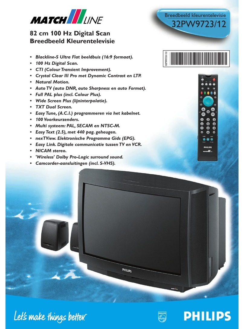 Philips MATCHLINE 32PW9723/12 User manual