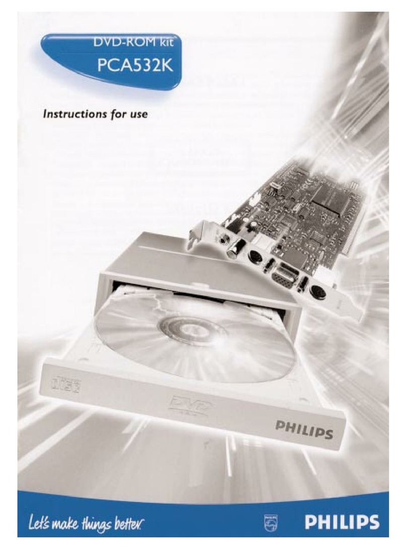Philips PCA532K User manual