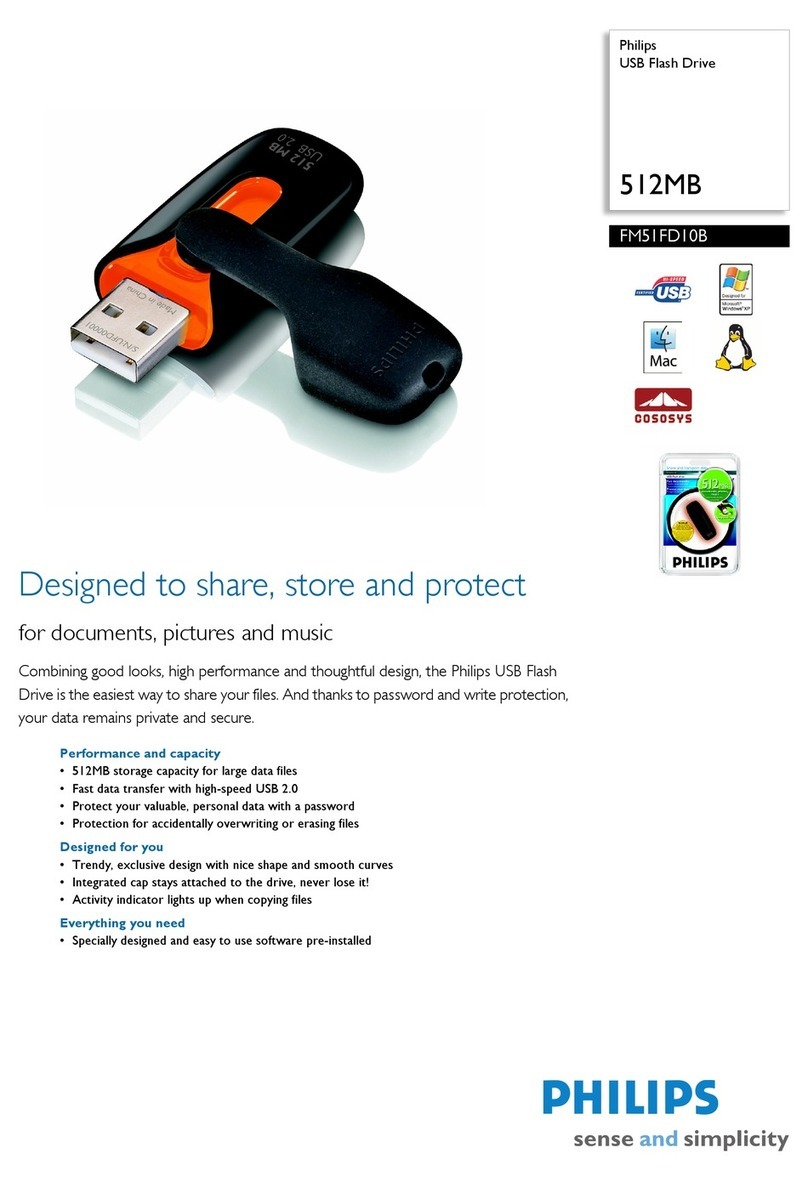 Philips FM51FD10B Specification sheet