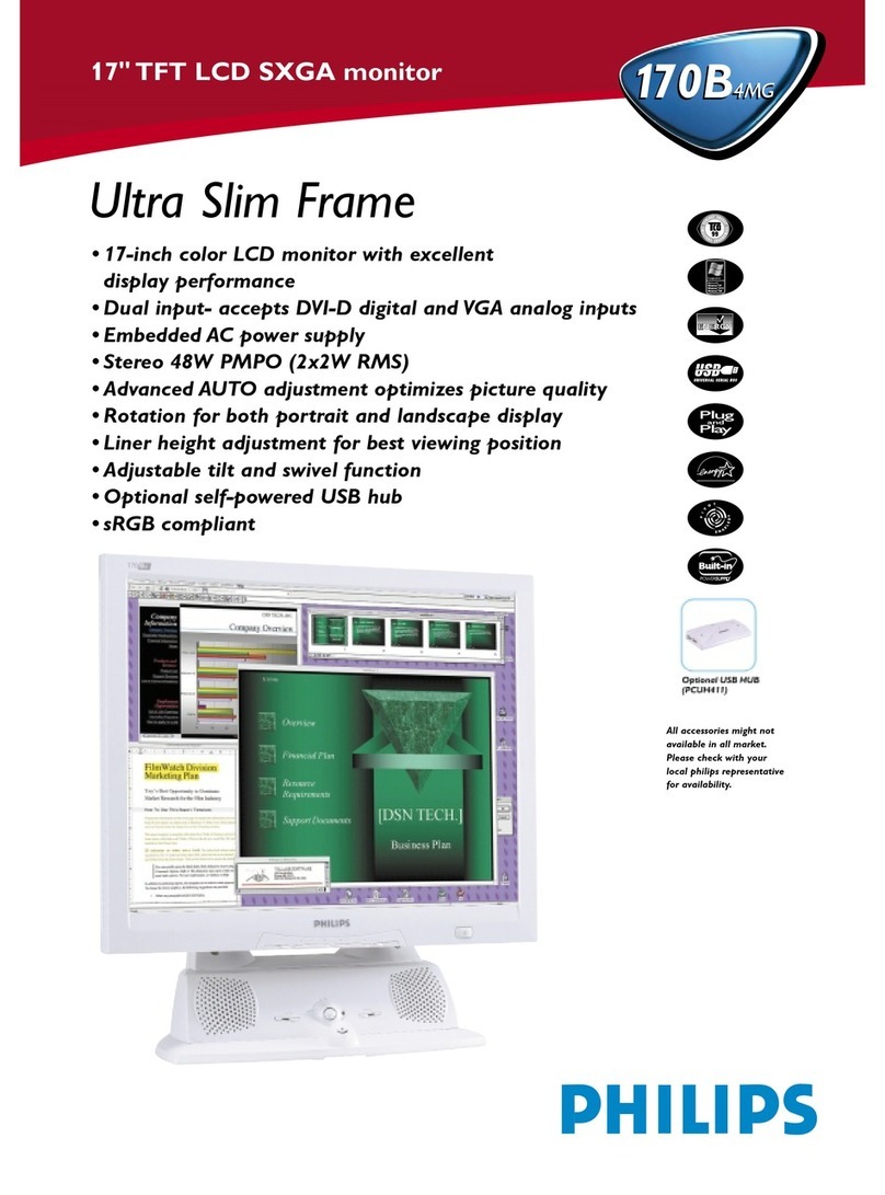 Philips 170B4MG User manual
