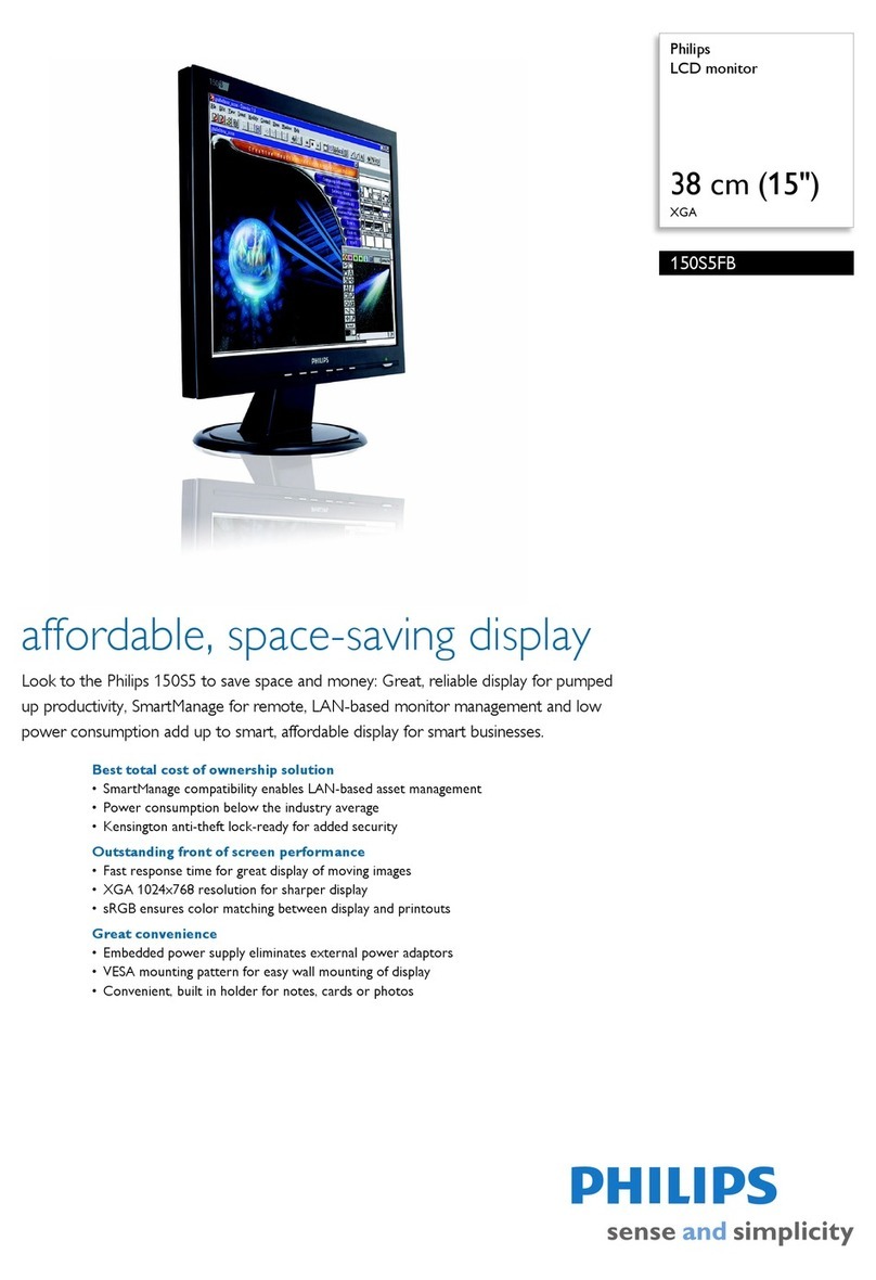 Philips 150S5FB User manual