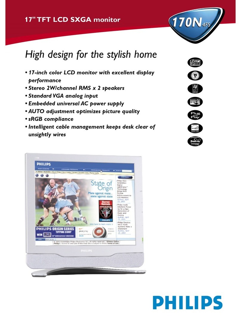 Philips 170N4FS User manual