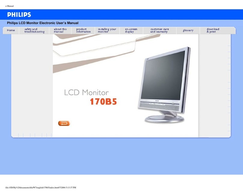 Philips 170B5 User manual