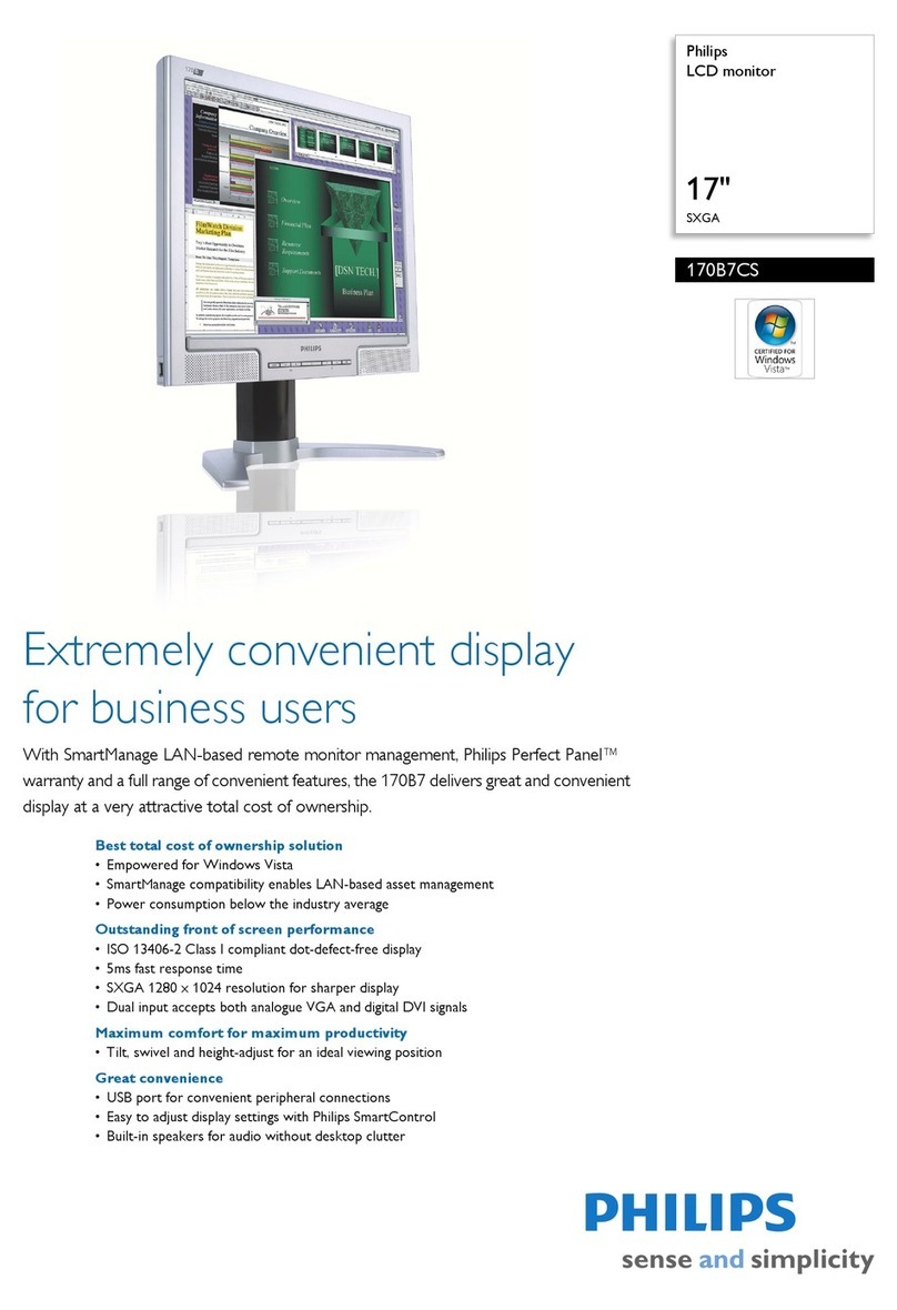 Philips 170B7CS User manual
