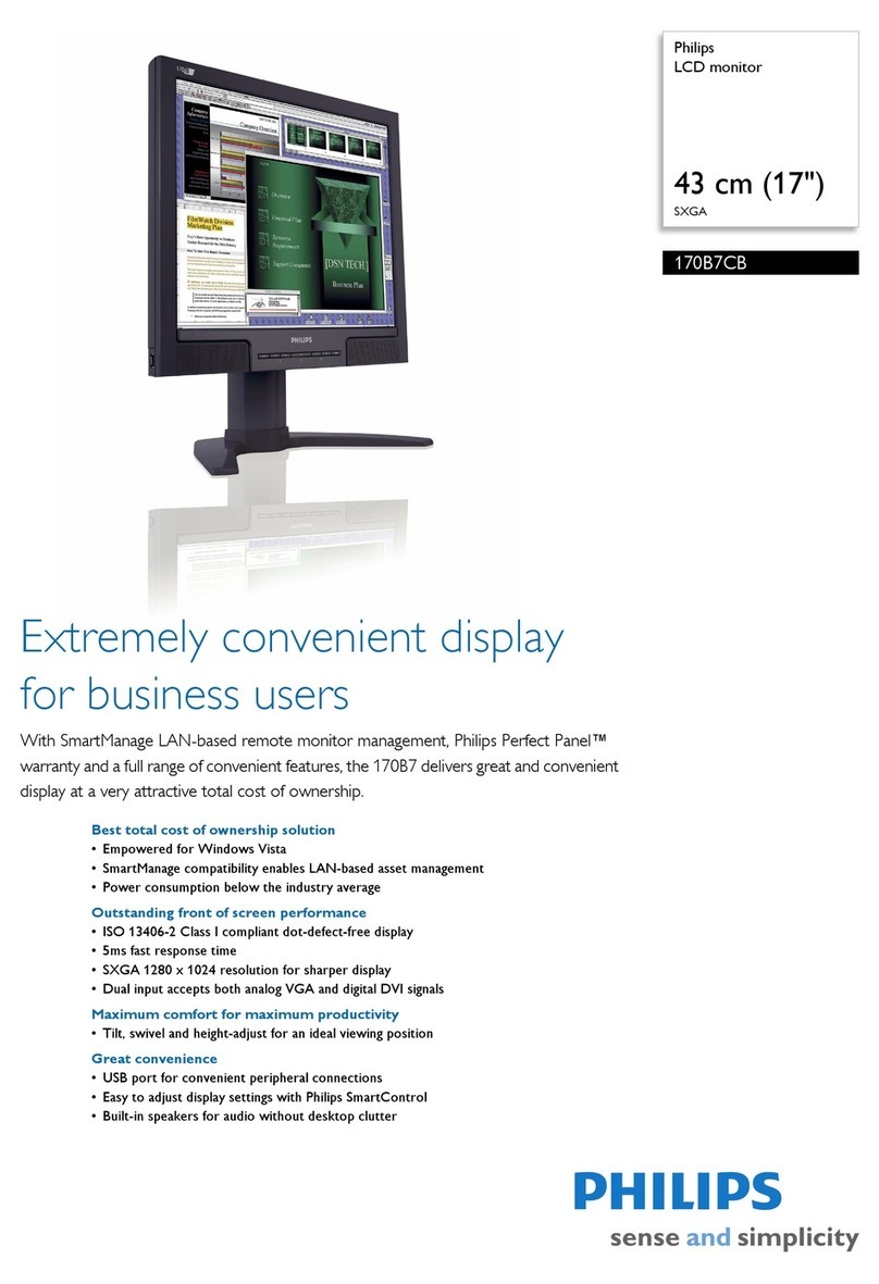 Philips 170B7CB User manual